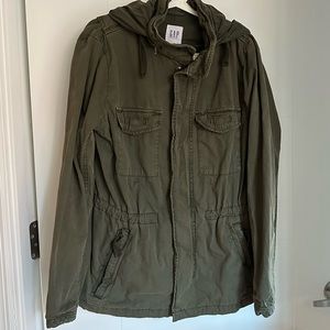 Gap Military Green Jacket Mens